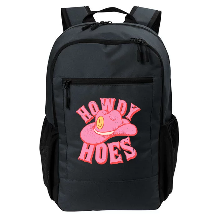 Howdy Hoes Pink Retro Funny Cowboy Cowgirl Western Daily Commute Backpack