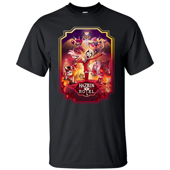 Hazbin Hotel Poster Art Tall T-Shirt