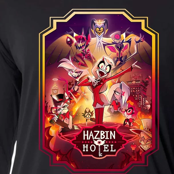 Hazbin Hotel Poster Art Cooling Performance Long Sleeve Crew