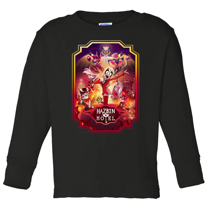 Hazbin Hotel Poster Art Toddler Long Sleeve Shirt