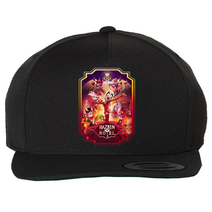 Hazbin Hotel Poster Art Wool Snapback Cap