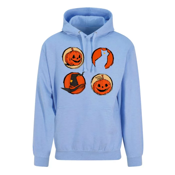 Halloween Hat Pumpkin Cat Costume Women Funny Unisex Surf Hoodie