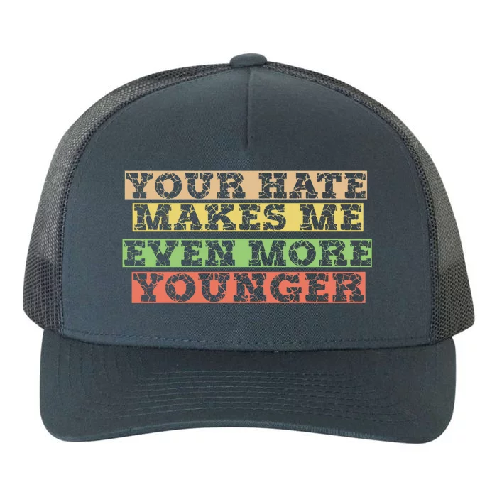 Hate Hater Positiv Stay Strong Gift Yupoong Adult 5-Panel Trucker Hat