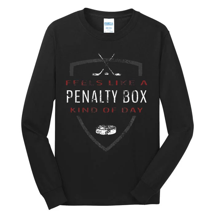 Hockey Hockey Player Fan Funny Hockey Tall Long Sleeve T-Shirt