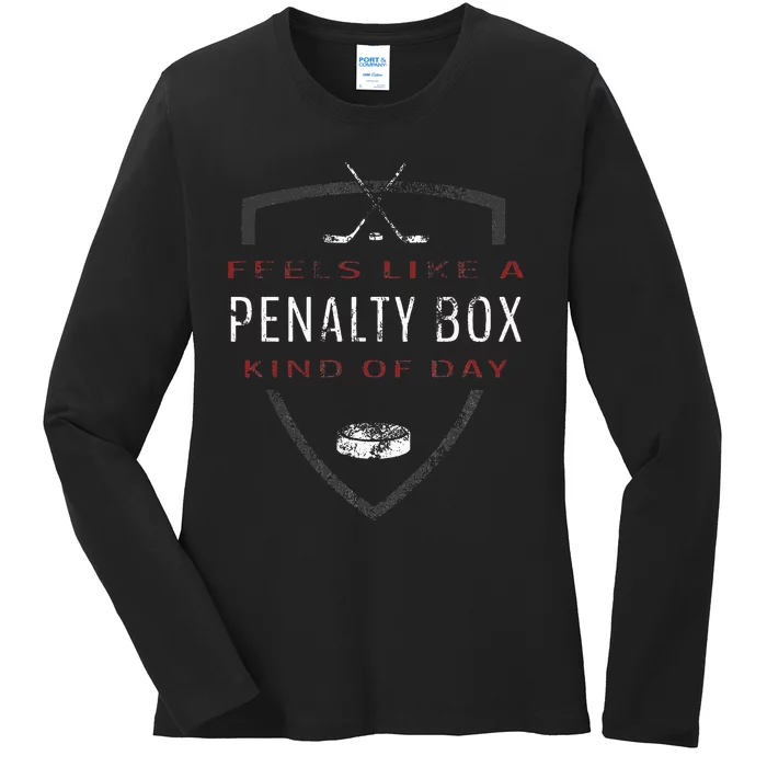 Hockey Hockey Player Fan Funny Hockey Ladies Long Sleeve Shirt