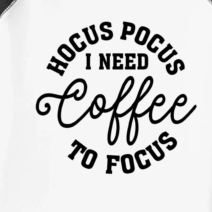 Halloween Hocus Pocus I Need Coffee To Focus Infant Baby Jersey Bodysuit