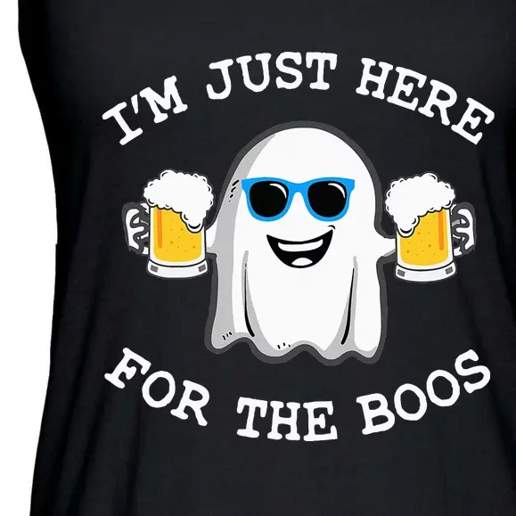 Hilarious Halloween Party Ghostly Spirits Present Ladies Essential Flowy Tank