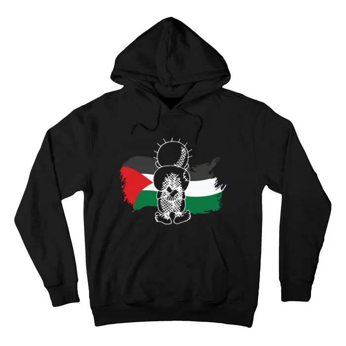 Hanzala Hanzala Palestine Care About Human Rights Freedom Palestine Hoodie