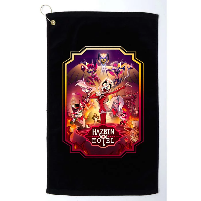 Hazbin Hotel Poster Art Platinum Collection Golf Towel