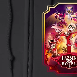 Hazbin Hotel Poster Art Full Zip Hoodie