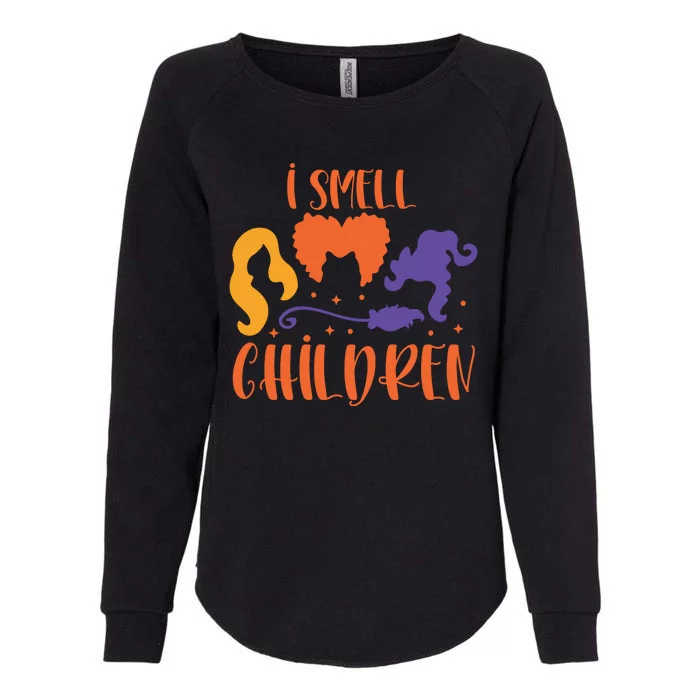 Halloween Hocus Pocus, I Smell Children Womens California Wash Sweatshirt