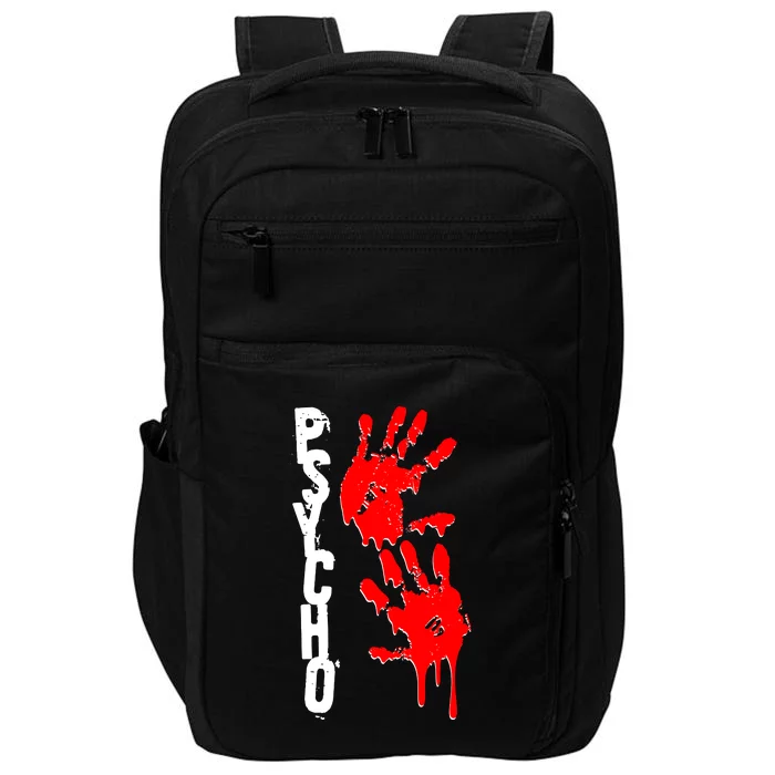 Halloween Horror Psycho Hand Prints Impact Tech Backpack