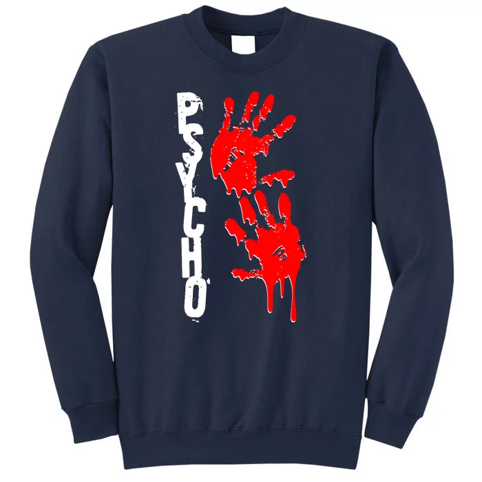 Halloween Horror Psycho Hand Prints Sweatshirt