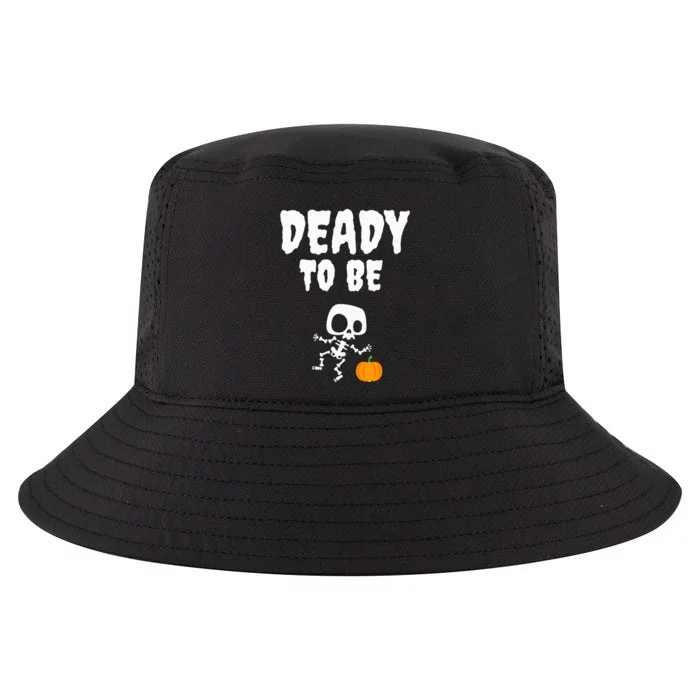 Hilarious Halloween Pregnancy Reveal Deady Excited! Cool Comfort Performance Bucket Hat