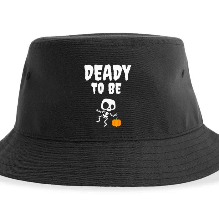 Hilarious Halloween Pregnancy Reveal Deady Excited! Sustainable Bucket Hat