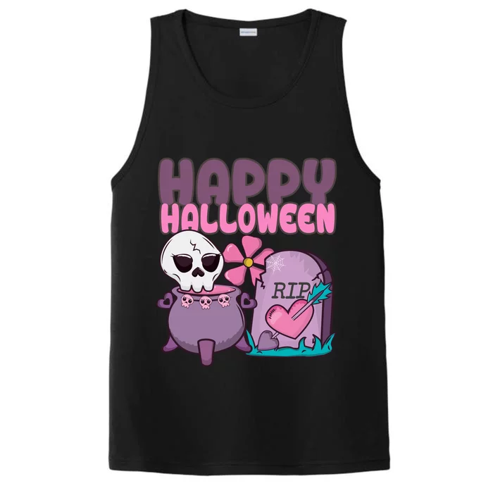 Happy Halloween Pink Cute Performance Tank