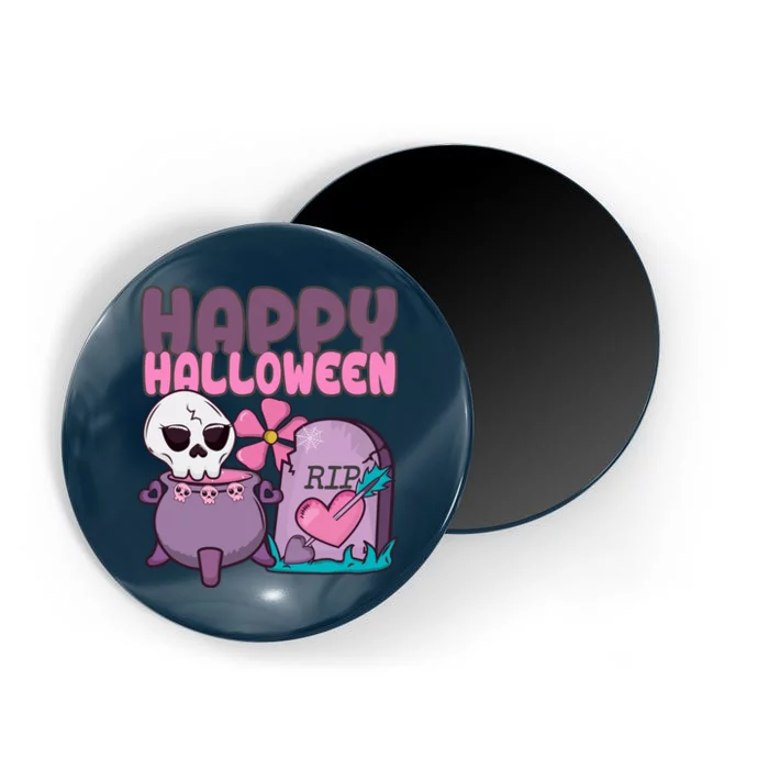 Happy Halloween Pink Cute Magnet