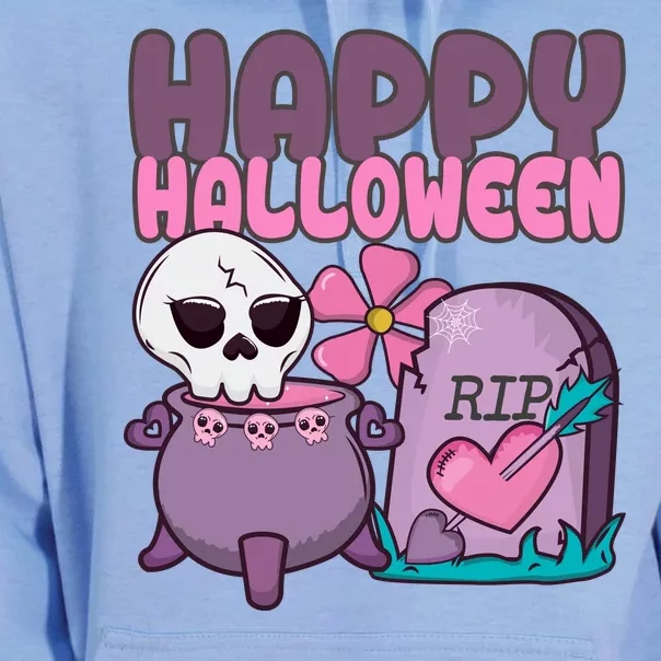 Happy Halloween Pink Cute Unisex Surf Hoodie