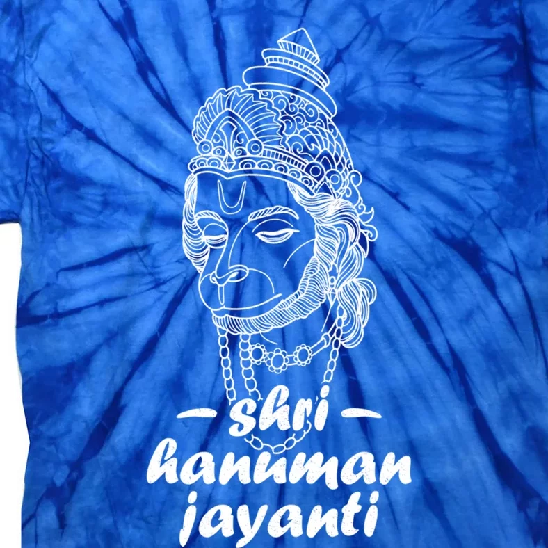 Hindu Hanu Religious Vanara Jai Meditation Buddhism India Gift Tie-Dye T-Shirt