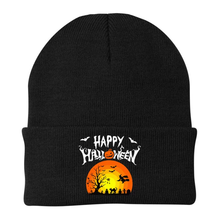 Happy Halloween Retro Knit Cap Winter Beanie