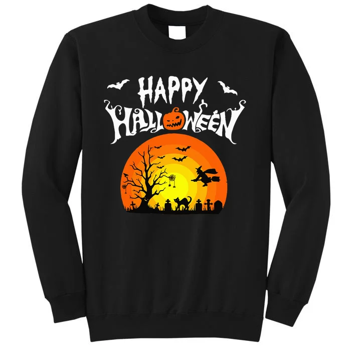 Happy Halloween Retro Tall Sweatshirt