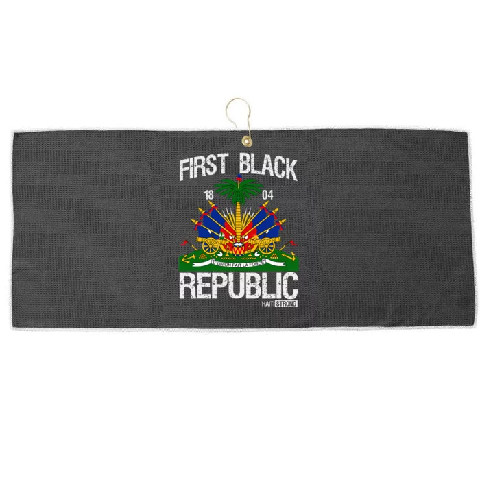 Haitian History Revolution Since 1804 First Black Republic Large Microfiber Waffle Golf Towel