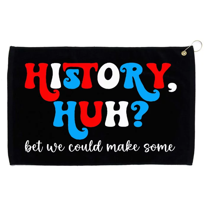 History Huh Red White And Royal Blue Grommeted Golf Towel