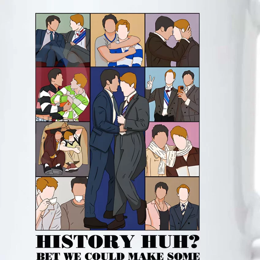 History Huh Red White And Royal Blue Black Color Changing Mug