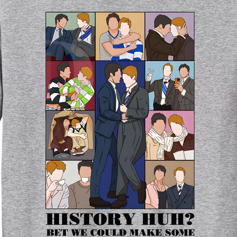 History Huh Red White And Royal Blue Tall Sweatshirt