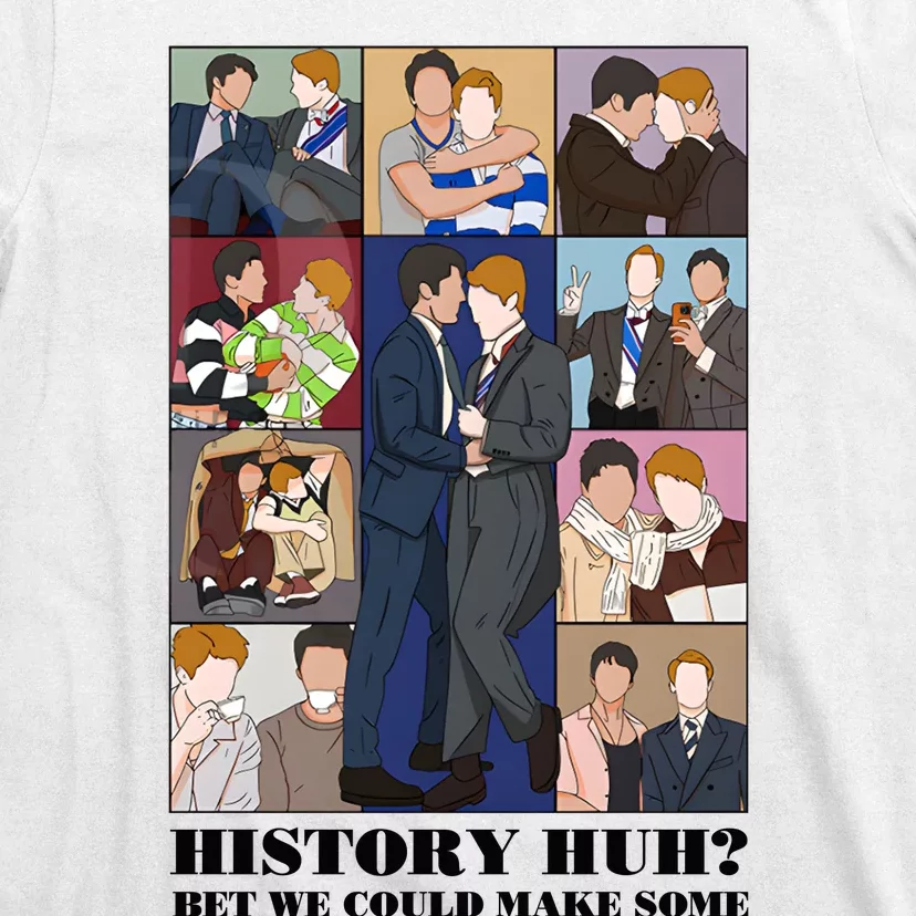 History Huh Red White And Royal Blue T-Shirt