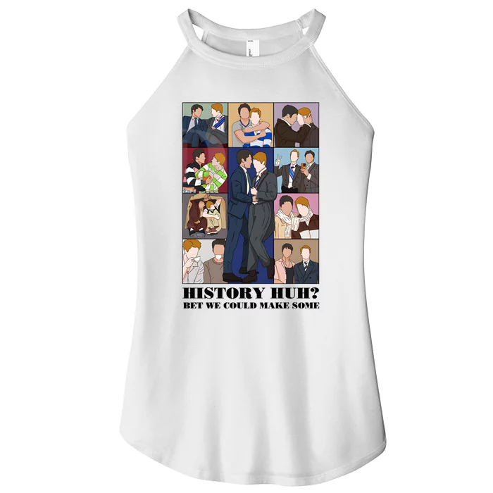 History Huh Red White And Royal Blue Women’s Perfect Tri Rocker Tank