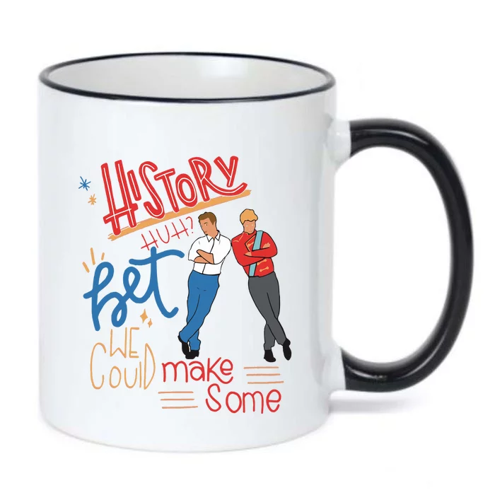 History Huh Red White And Royal Blue Black Color Changing Mug