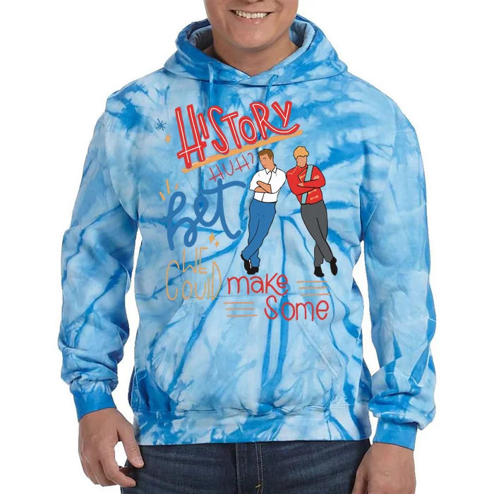 History Huh Red White And Royal Blue Tie Dye Hoodie