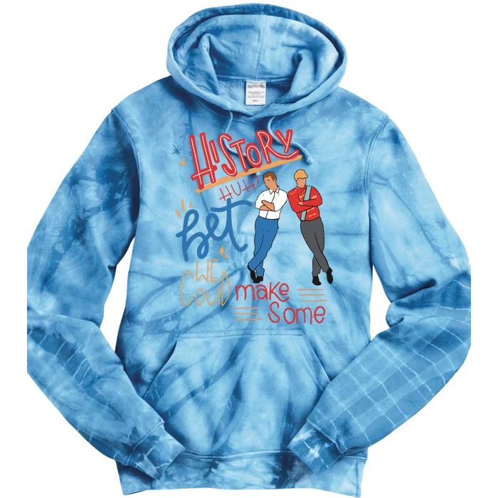 History Huh Red White And Royal Blue Tie Dye Hoodie