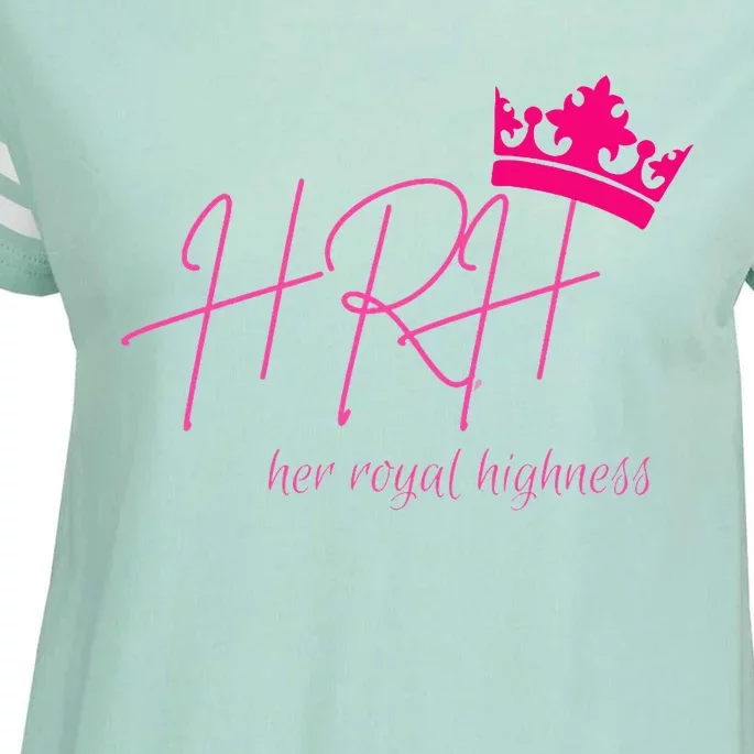 Hrh Her Royal Highness Pink Tiara Enza Ladies Jersey Football T-Shirt