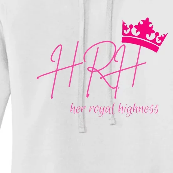 Hrh Her Royal Highness Pink Tiara Women's Pullover Hoodie