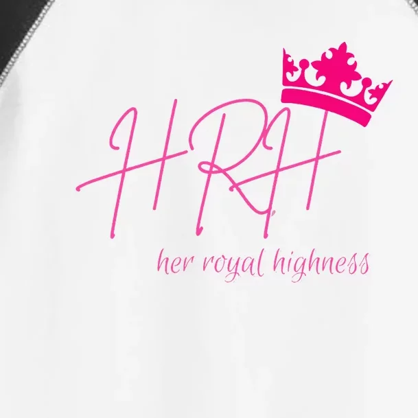 Hrh Her Royal Highness Pink Tiara Toddler Fine Jersey T-Shirt