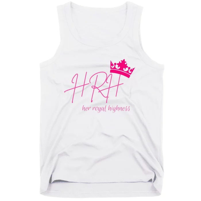 Hrh Her Royal Highness Pink Tiara Tank Top