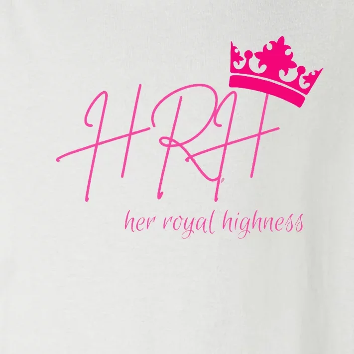 Hrh Her Royal Highness Pink Tiara Toddler Long Sleeve Shirt