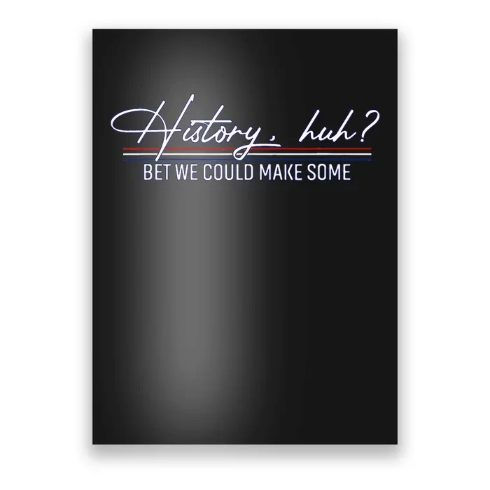 History Huh Red White And Royal Blue LGBT Pride Poster