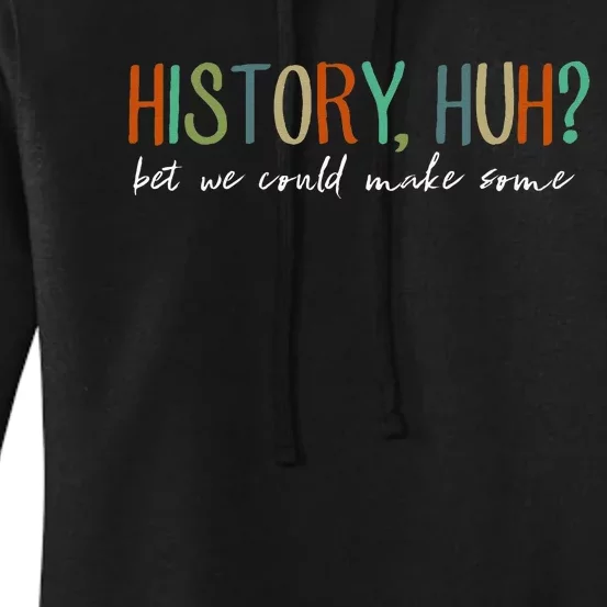 History Huh Red White And Royal Blue Women's Pullover Hoodie