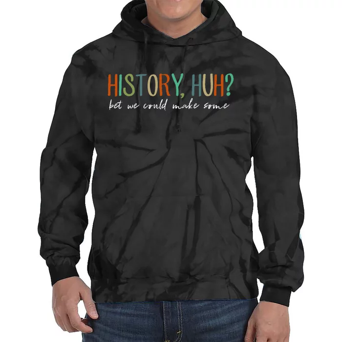 History Huh Red White And Royal Blue Tie Dye Hoodie