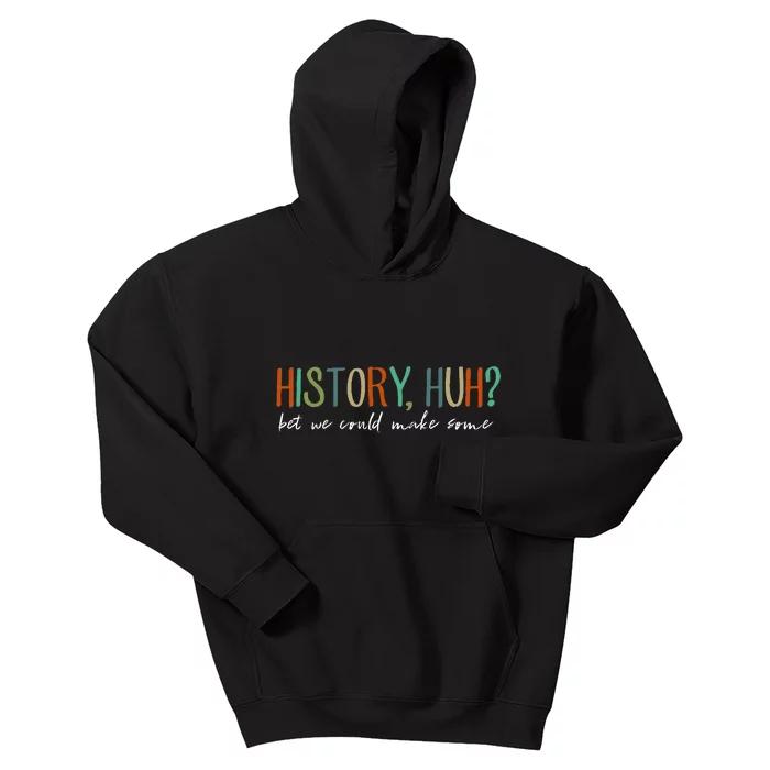 History Huh Red White And Royal Blue Kids Hoodie