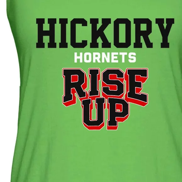 Hickory Hornets Rise Up Hs Ladies Essential Flowy Tank