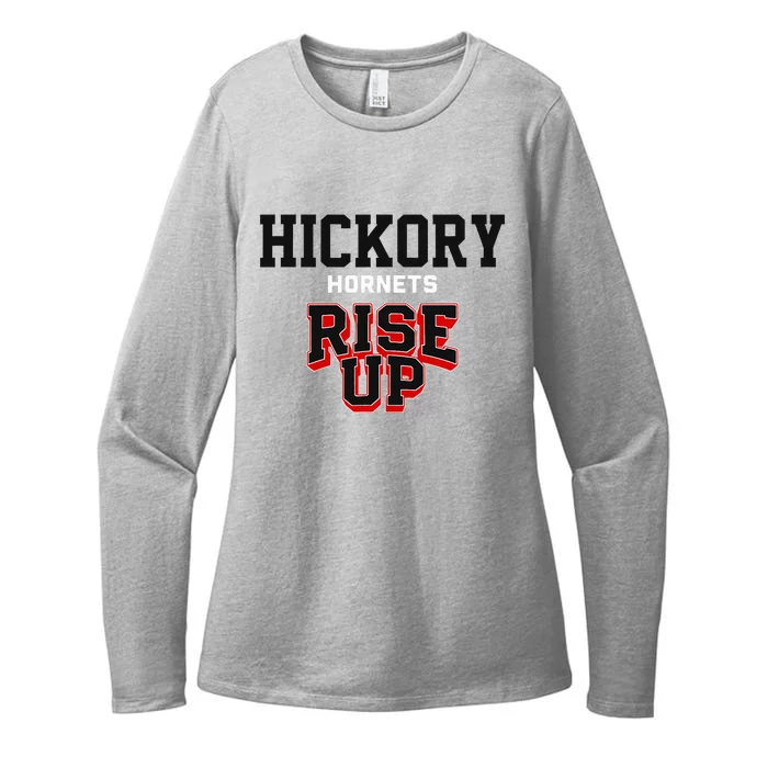 Hickory Hornets Rise Up Hs Womens CVC Long Sleeve Shirt