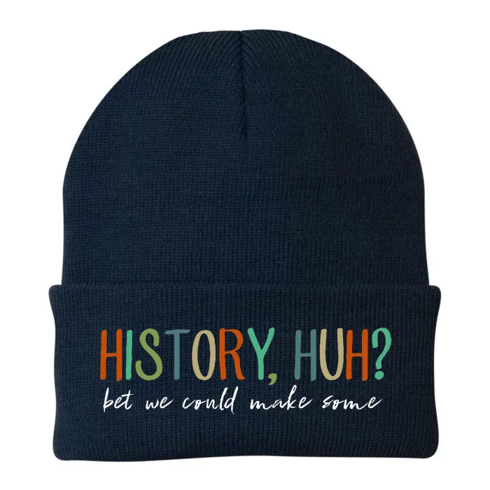 History Huh Red White And Royal Blue Knit Cap Winter Beanie