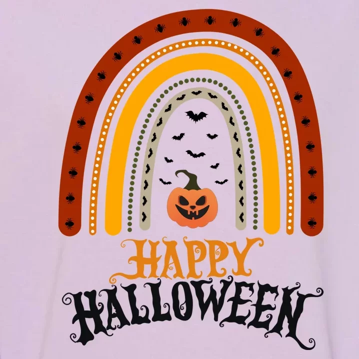 Happy Halloween Rainbow Pumpkin Garment-Dyed Sweatshirt