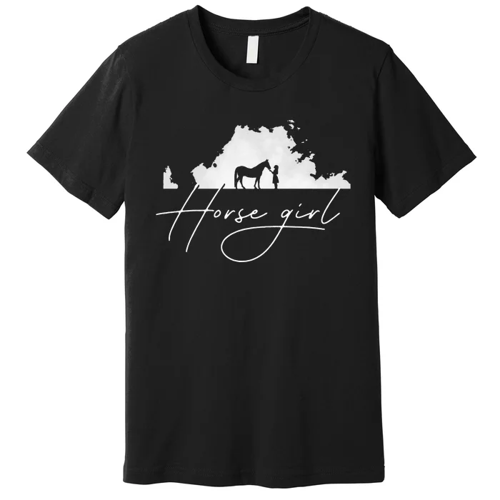 Horse Horseback Riding Apparel funny animal Premium T-Shirt