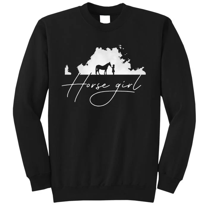 Horse Horseback Riding Apparel funny animal Tall Sweatshirt