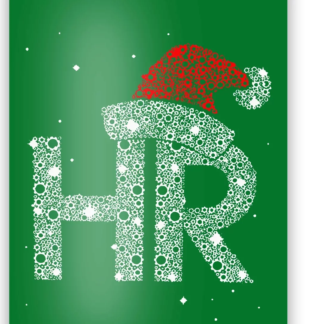 Hr Human Resource Jobs Funny Christmas Gift Poster